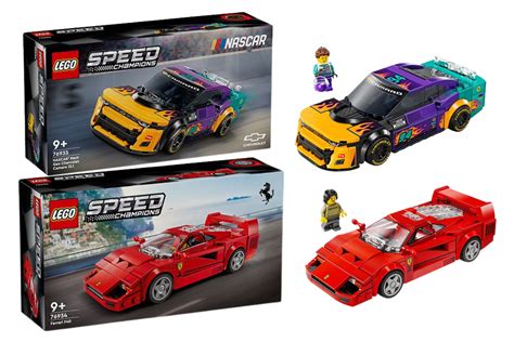 A LEGO Ferrari F40 and Nascar Chevrolet Camaro coming to Speed Champions in August 2024 - Jay's ...