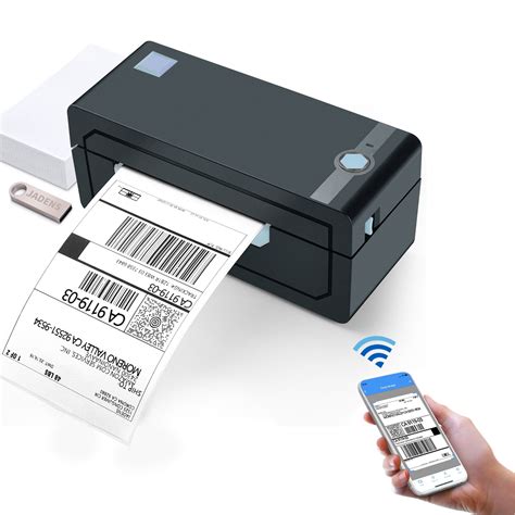 JADENS Thermal Label Printer, 4''x6'' Bluetooth Label Printer for ...