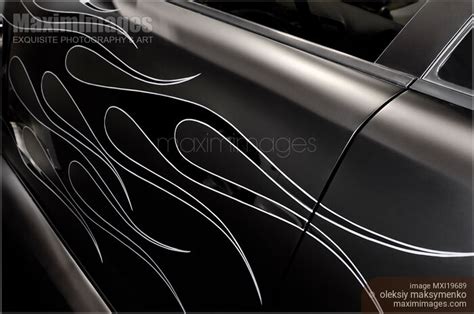 Photo of Flame Pattern on a Car | Stock Image MXI19689