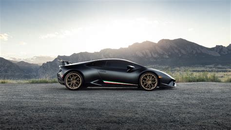 Black Lamborghini Huracan 2020 Side View Wallpaper,HD Cars Wallpapers ...