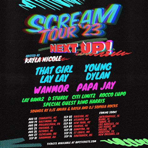 WanMor Presents '23 Scream Tour With New Artists And Special Guests