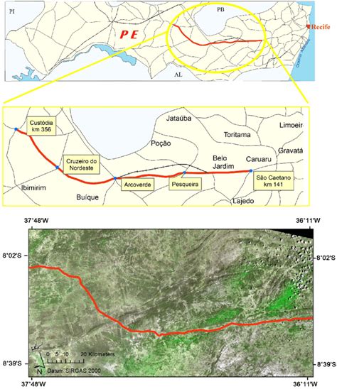 BR 232 Highway, between km 141 and 356. | Download Scientific Diagram