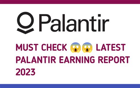 Palantir Earnings Date 2024 Earnings Date - Conni Ealasaid