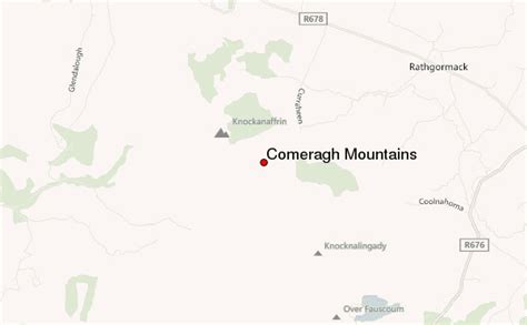 Comeragh Mountains Mountain Information