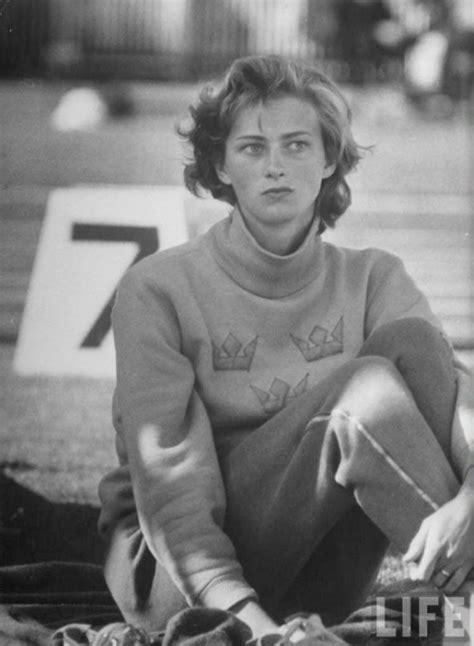 Photos of Swedish High Jumper Gunhild Larking at the 1956 Summer Olympics in Melbourne | Vintage ...