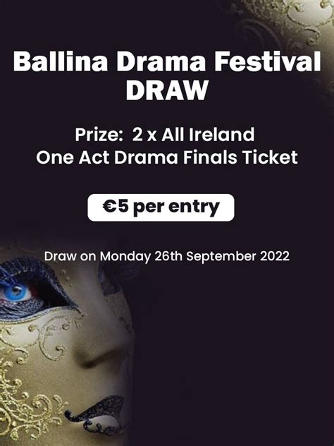 Ballina Drama Festival Draw