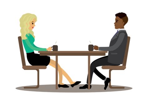 Two People Meeting Clipart Images | Free Download | PNG Transparent ...