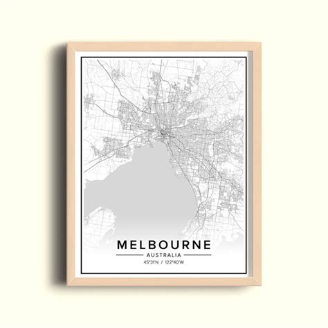 City Map Print Custom Map Gift City Map Custom City Map | Etsy