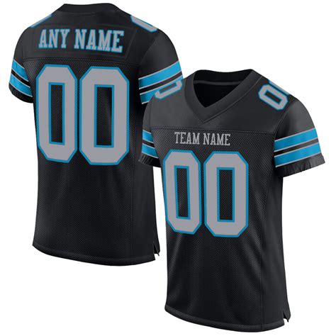 Custom Black Football Jerseys For Men&Women&Youth – Fiitg