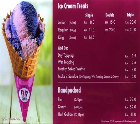 baskin robbins flavors malaysia