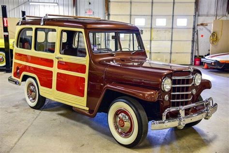 1950 Willys Utility Wagon 96105 Miles Brown Station Wagon Hurricane 4-Cylinder - Classic Willys ...