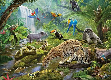 Buy Ravensburger - Rainforest Animals Puzzle 60pc