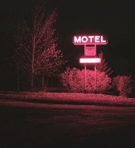 Motel Sign in the night | Motel, Retro futurism, Photography inspo