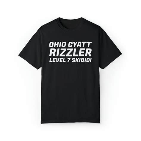 Ohio Gyatt Rizzler Level 7 Skibidi Lobotomy Shirt T Shirt - Etsy