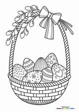 Easter baskets  Coloring Pages For Kids Free And Easy print Or Download sketch template
