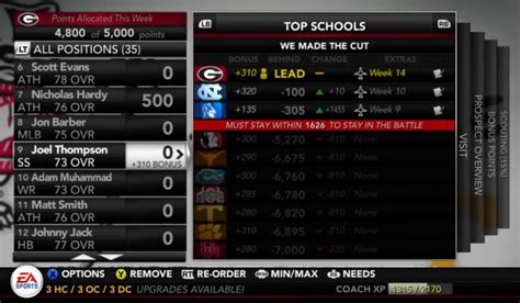 Recruiting and Coach Skills Highlight NCAA Football 14 Dynasty Mode ...