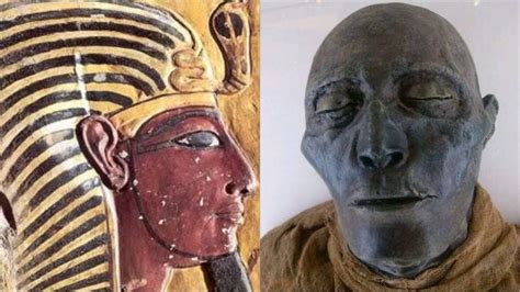 The 3298 years old mummified face of Pharaoh Seti I of Ancient Egypt ...