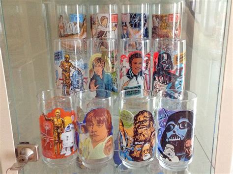 Vintage Star Wars glasses from Burger King. These were stolen from me ...