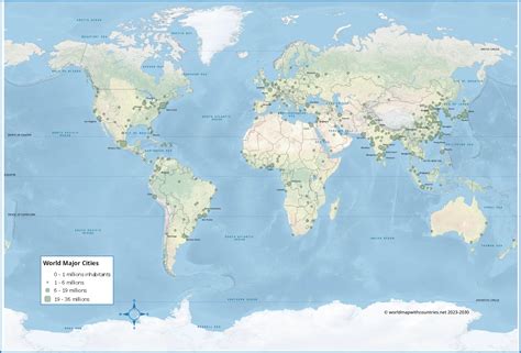 Free Printable World Map