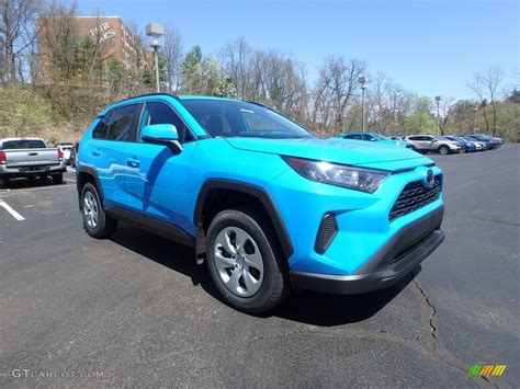 2019 Blue Flame Toyota RAV4 LE AWD #132902691 | GTCarLot.com - Car ...