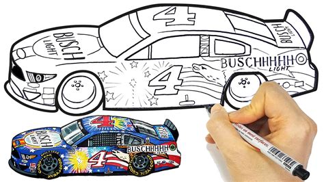 Nascar Race Car Drawing