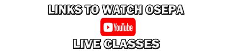 OSEPA YOUTUBE LIVE CLASS 10th - The KinBiz