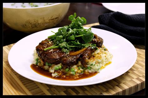 Can You Hear Me Now?: Braised Osso Buco with Sweet Pea Risotto