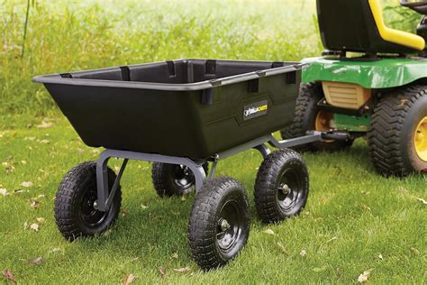 Yard Tractor Dump Cart Garden Wagons Lawn Utility Wheelbarrow Trailer Heavy Duty 692760239907 | eBay