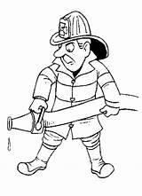 Printable Firefighter Coloring Pages sketch template