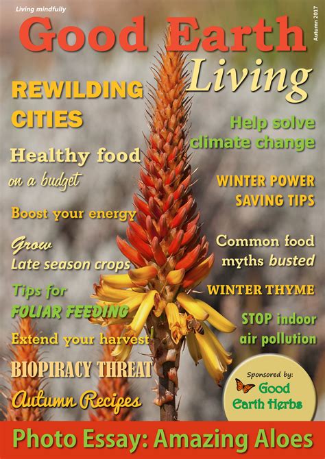 Good Earth Herbs - GOOD EARTH LIVING-3 (MAR - AUTUMN 2017) - Page 1 - Created with Publitas.com