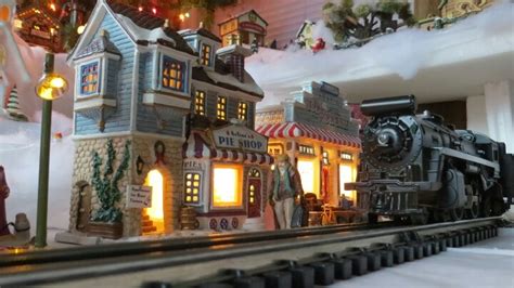 Christmas train village | Christmas villages, Christmas train, House styles