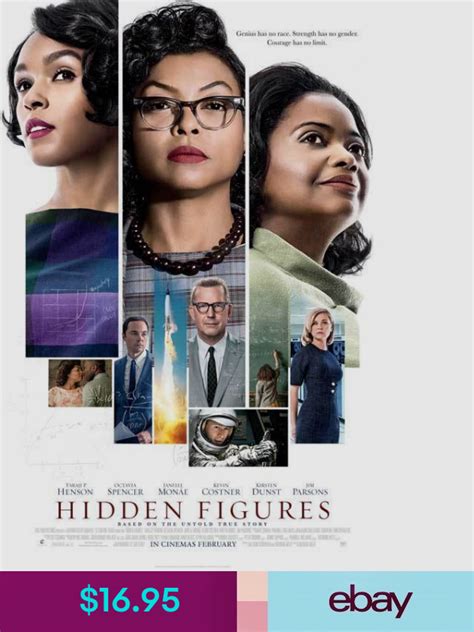 HIDDEN FIGURES Movie Poster [Licensed-New-USA] 27x40" Theater Size (2017) | Hidden figures ...