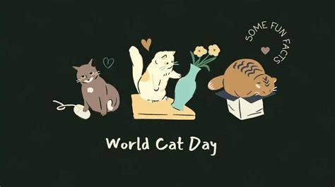 World Cat Day Quotes SMS Greetings Ideas for Australia, USA, UK, Canada ...