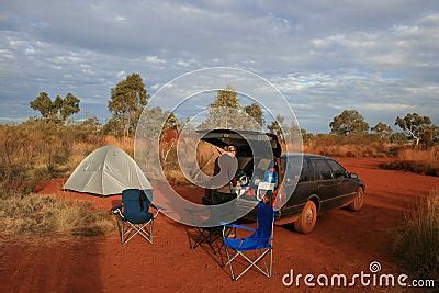 Outback Backpacker Camping, Australia Stock Photos - Image: 13768853