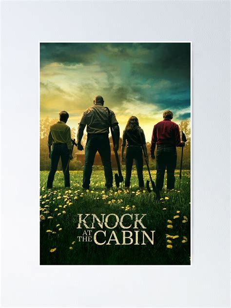 "Knock At The Cabin, Knock At The Cabin Movies, Knock At The Cabin" Poster for Sale by ...