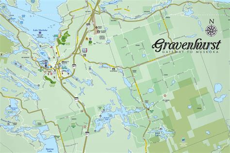 Allair Media - Gravenhurst District Map