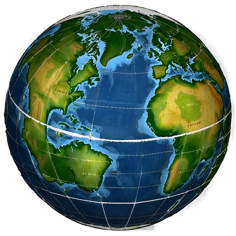 Download Globe With Latitude And Longitude Png Hbk | Wallpapers.com