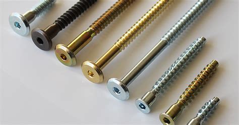 Widest selection of furniture Confirmat and connector screws available in the UK | Furniture ...