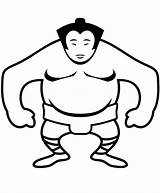 Coloring Pages Sumo Wrestling Getcolorings Wrestler Sketch Page sketch template