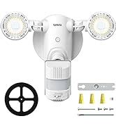 SANSI 15W LED Security Lights Outdoor Motion Sensor, 2000LM 5000K IP65 Waterproof Adjustable ...