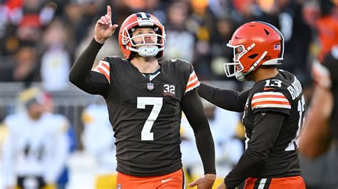 Browns’ Dustin Hopkins nails game-winning field goal to beat AFC North-rival Steelers - Total News