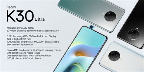 Redmi K30 Ultra ra mắt: Màn hình AMOLED 120Hz, chip MediaTek Dimensity ...