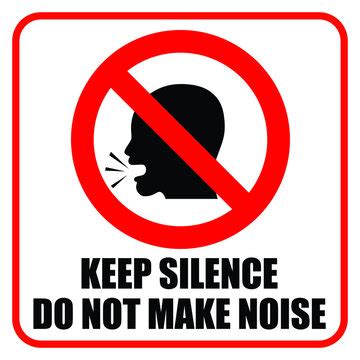 Keep Silent Sign