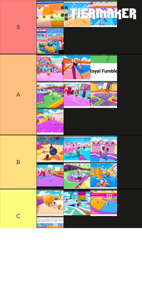 Fall guys maps Tier List (Community Rankings) - TierMaker