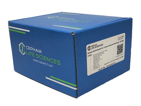 Genomic DNA Extraction Kit - Gram(+) Bacteria / Yeast / Fungi - Cepham Life Sciences Research ...