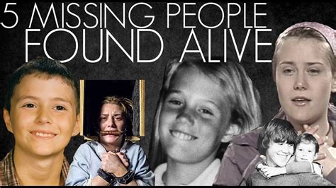 Top 5 Missing People Found Alive | Terrifying movies, Youtube news ...