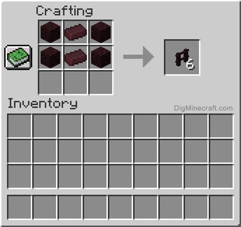 How to make a Nether Brick Fence in Minecraft