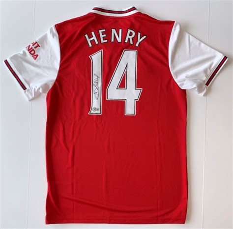 Thierry Henry Signed Arsenal Jersey - The Autograph Source