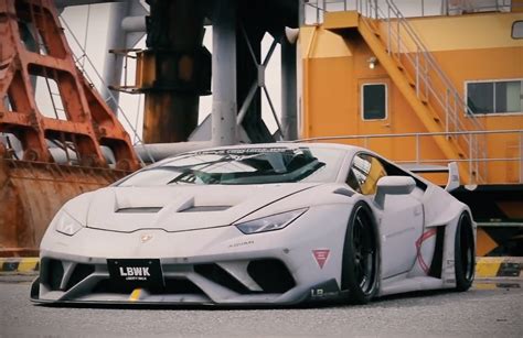 Liberty Walk Unveils LB-Silhouette WORKS GT Lamborghini Huracan in New Fighter Jet Livery ...