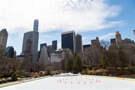 Ice Rink In Central Park Free Stock Photo - Public Domain Pictures